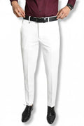 White Formal Trousers™  Stretchable And Wrinkle Free Fabric.