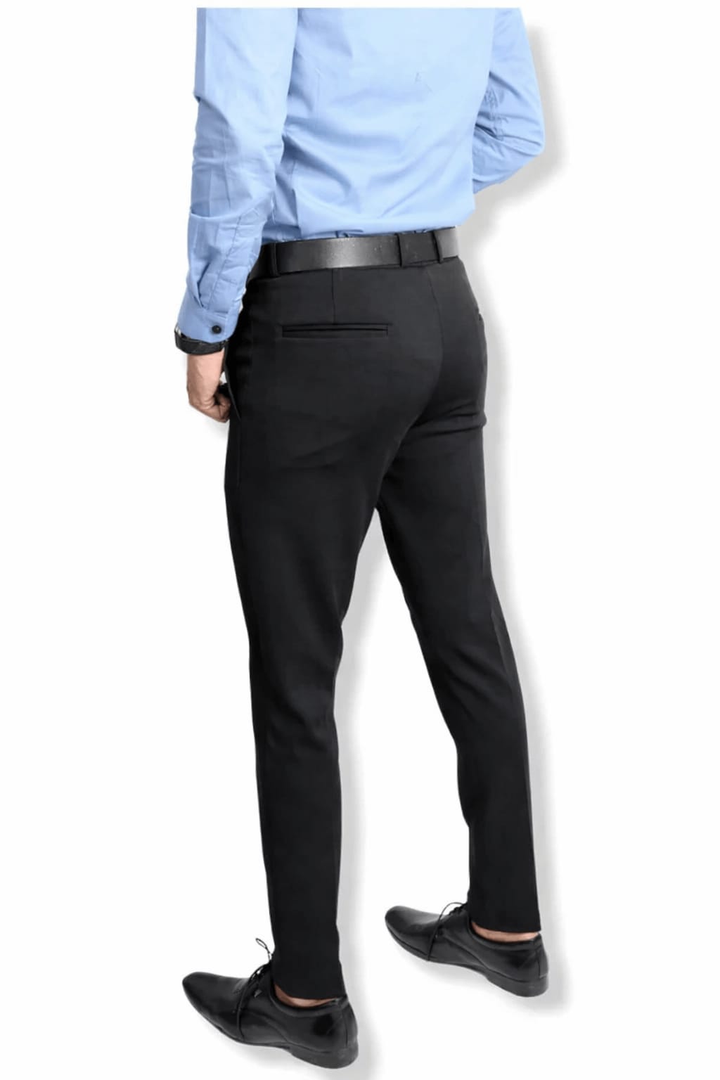 Black Formal Trousers™  Stretchable And Wrinkle Free Fabric.
